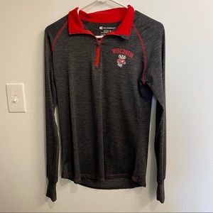 Wisconsin quarter zip up